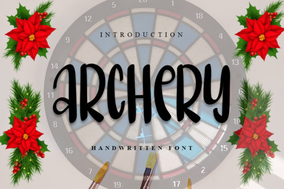 Archery Font for Creative Designs