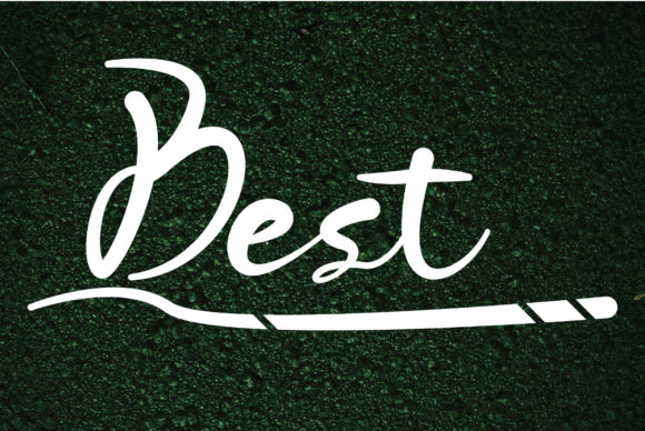 Best: A Sweet Handwritten Font with a Clean, Flowing Vibe
