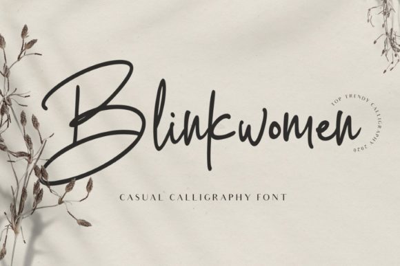 Blinkwomen: A Versatile Organic Handwritten Font for Modern Branding