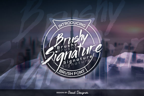 Brushy Signature: A Versatile Script Font for Modern Design Projects