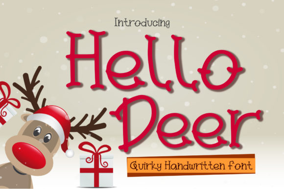 Hello Deer: A Whimsical Font for Creative Expression and Professional Design
