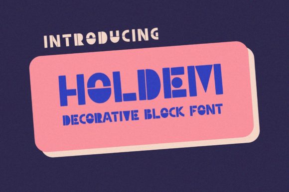 Holdem: A Unique Font That Elevates Design and Branding in the Modern Creative Landscape
