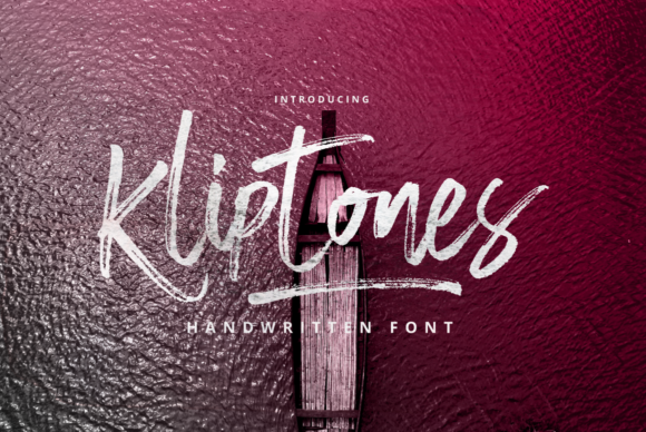 Kliptones: The Brushed Handwritten Font That Elevates Design with Authenticity