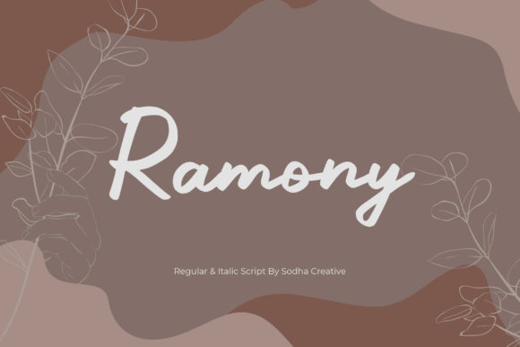Ramony: A Handwritten Font That Elevates Design with Elegance and Flow