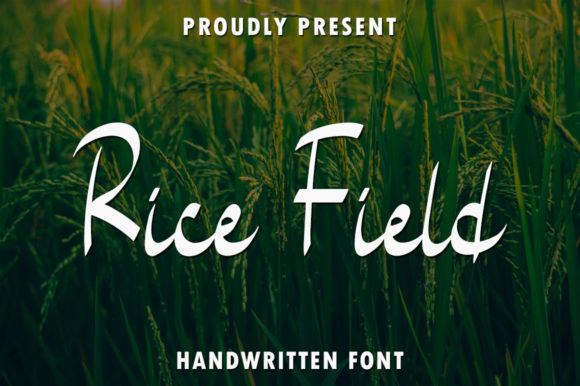 Rice Field: A Delicate and Elegant Handwritten Font for Design Enthusiasts