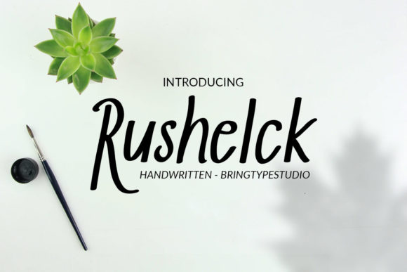 Rushelck: A Handwritten Font That Enhances Creativity and Professionalism