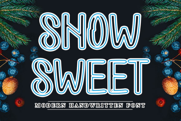 Snow Sweet Typography