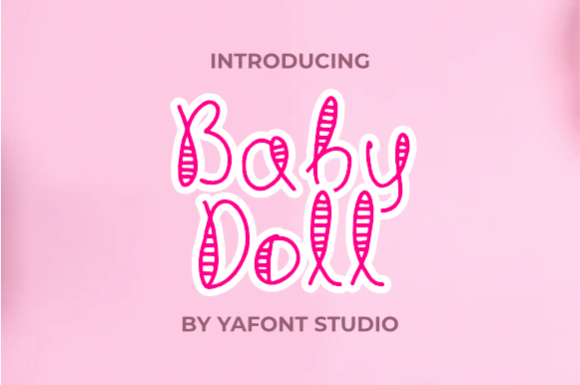 The Rise of Baby Doll: A Handwritten Font Shaping Modern Design and Branding